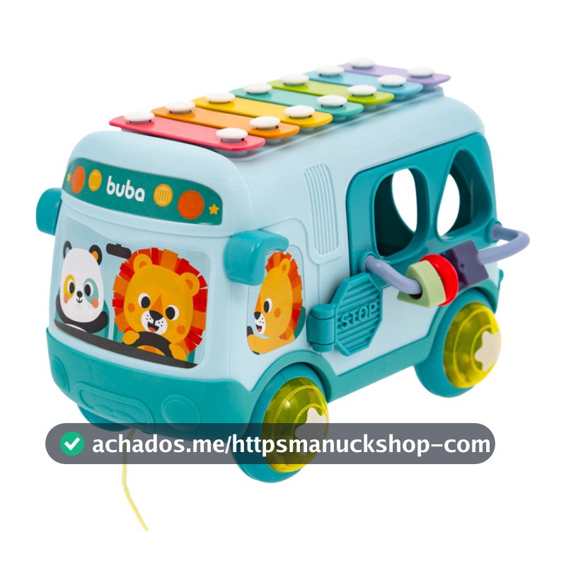 Brinquedo Infantil Bebê Musical Ônibus de Atividades Buba
