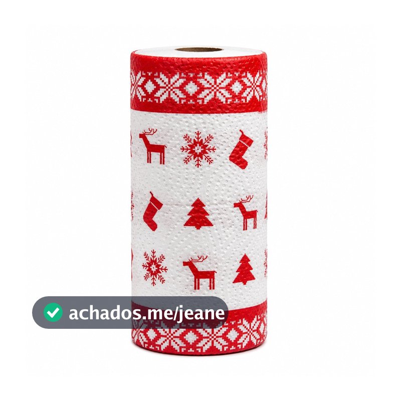 Papel Toalha Decorativa De Natal Com Estampas Divertidas