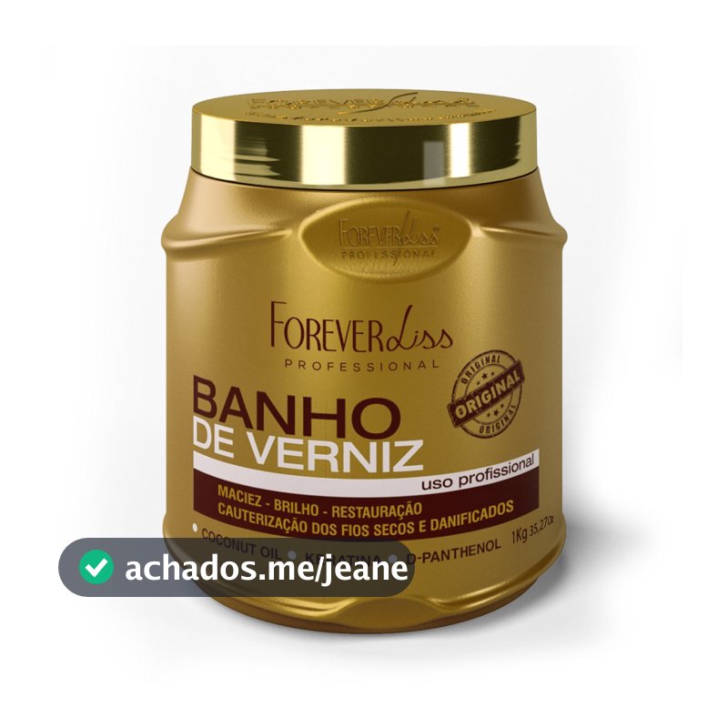 Banho De Verniz Máscara 1Kg Forever Liss