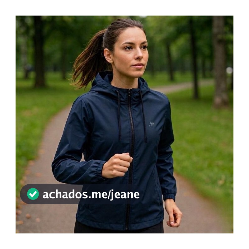 Jaqueta Blusa Corta Vento Feminina Leve Secagem Rápida Esportiva Frio Inverno Corrida Pronta Entrega Envio Imediato
