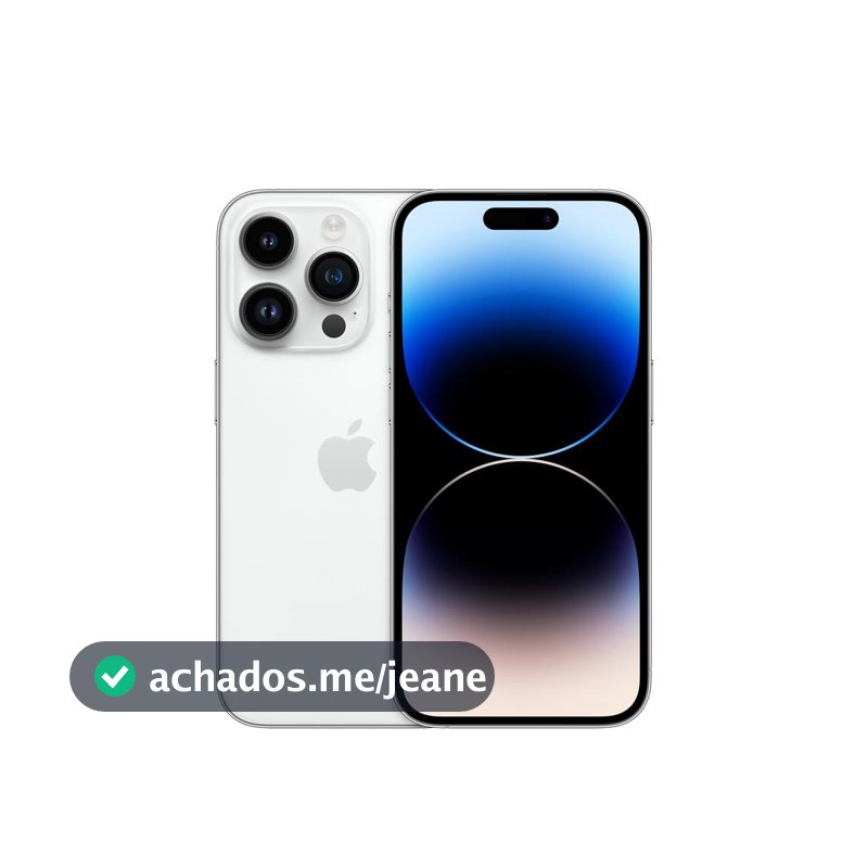 Usado: iPhone 14 Pro 128GB Prateado Bom - bateria 70% - Trocafy - Apple