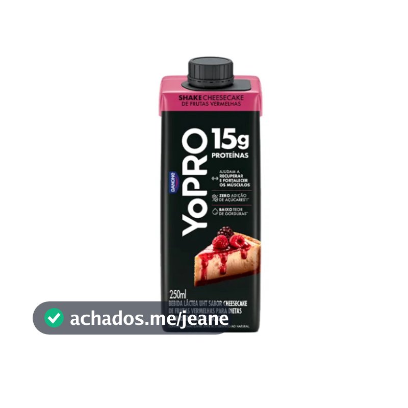 Yopro 15g Proteínas Cheesecake Frutas Vermelhas 250ml