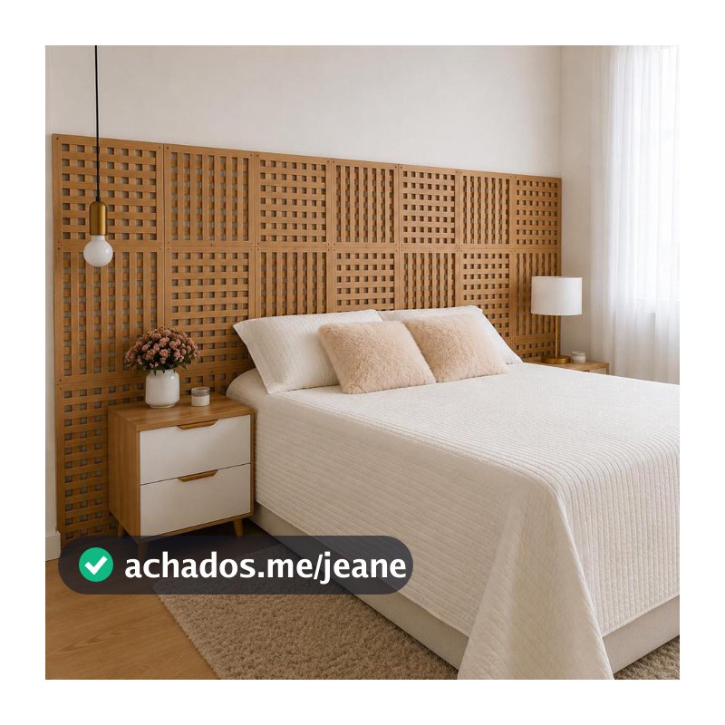Cabeceira Cobogo Quadradinho Placas 3D Com Relevo Decorativas vazadas com adesivo Varias opções