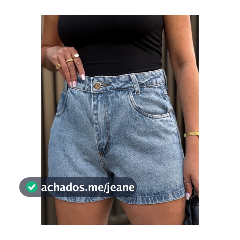 short Mom Jeans moda Vintage tradicional cintura alta feminina