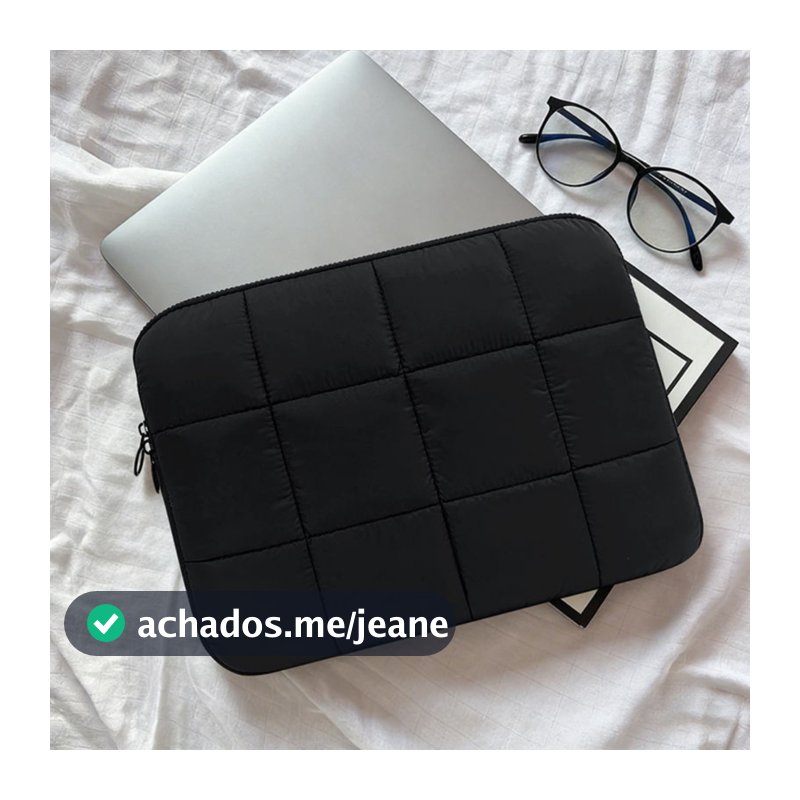Capa Case de Notebook de ate 15,6 Polegadas Resistente Neoprene Proteção Premium Tecido Acolchoada