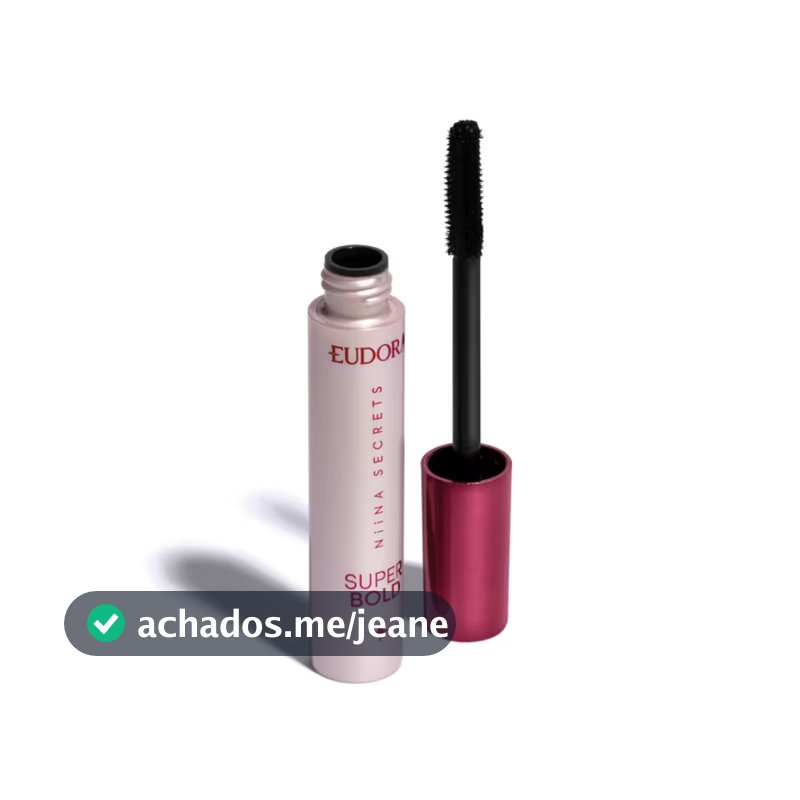Máscara Para Cílios Super Bold Niina Secrets - 10g Cor Preto