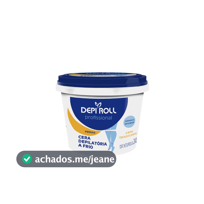 240g - Cera Depilatória Fria Tradicional Depiroll