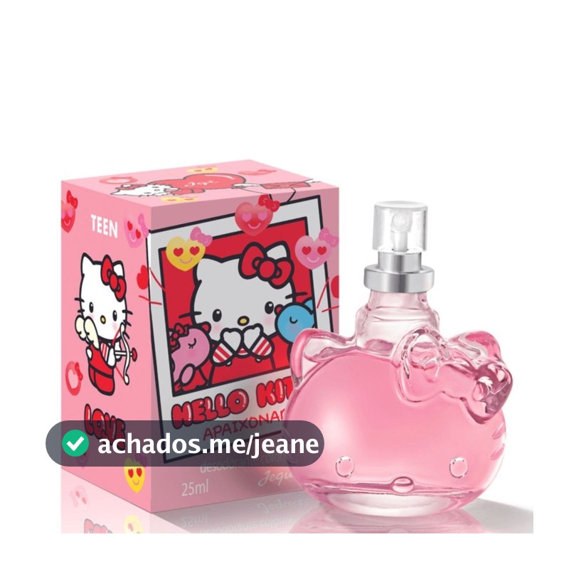 Colônia Hello Kitty Apaixonada Jequiti 25ml