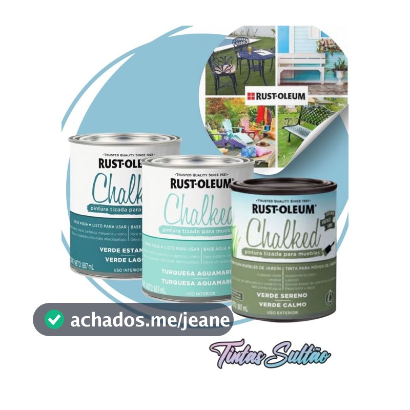 Tinta Efeito Giz Chalked 887ml Rust Oleum