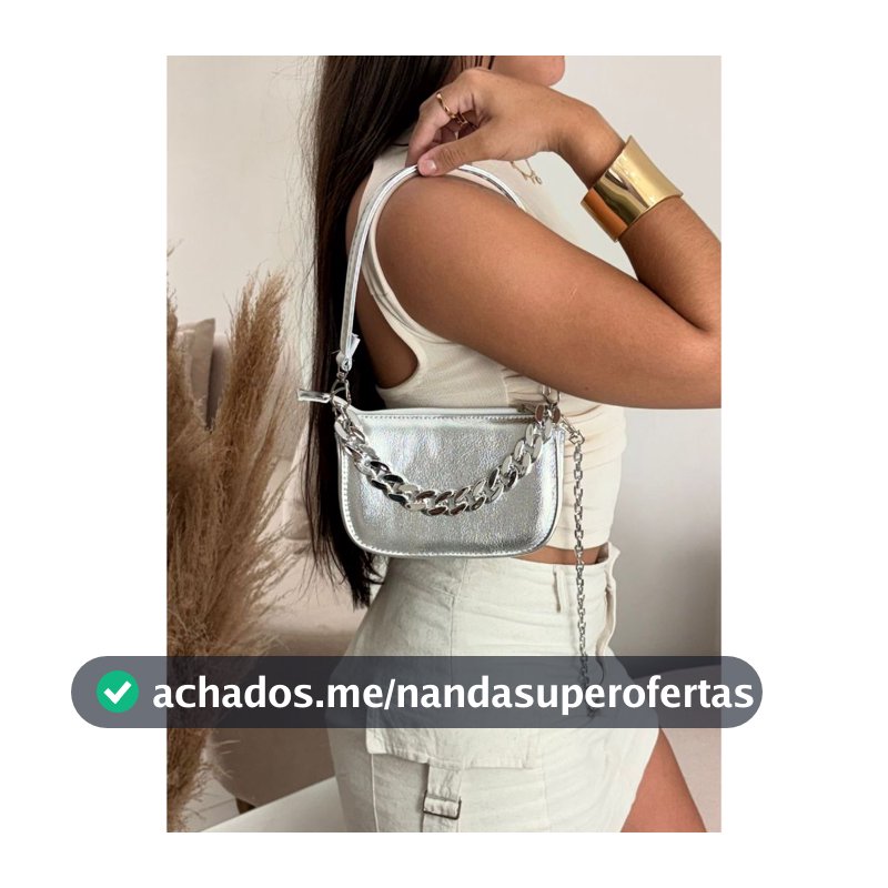 Bolsa feminina pequena com corrente alça de ombro e transversal luxo elegante bolsa festa
