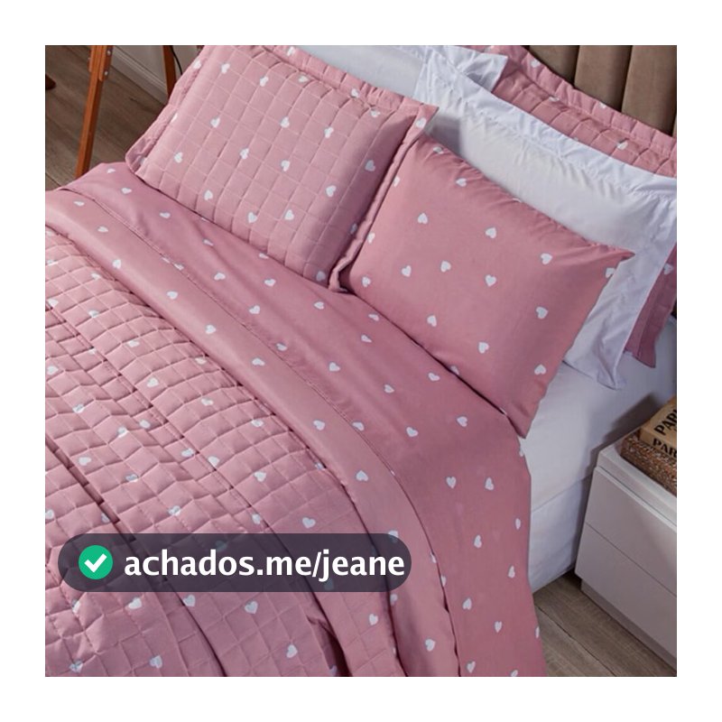 Jogo De cama  casal Padrão 3 Peças Estampado Luxo- Estampas Sortidas,
