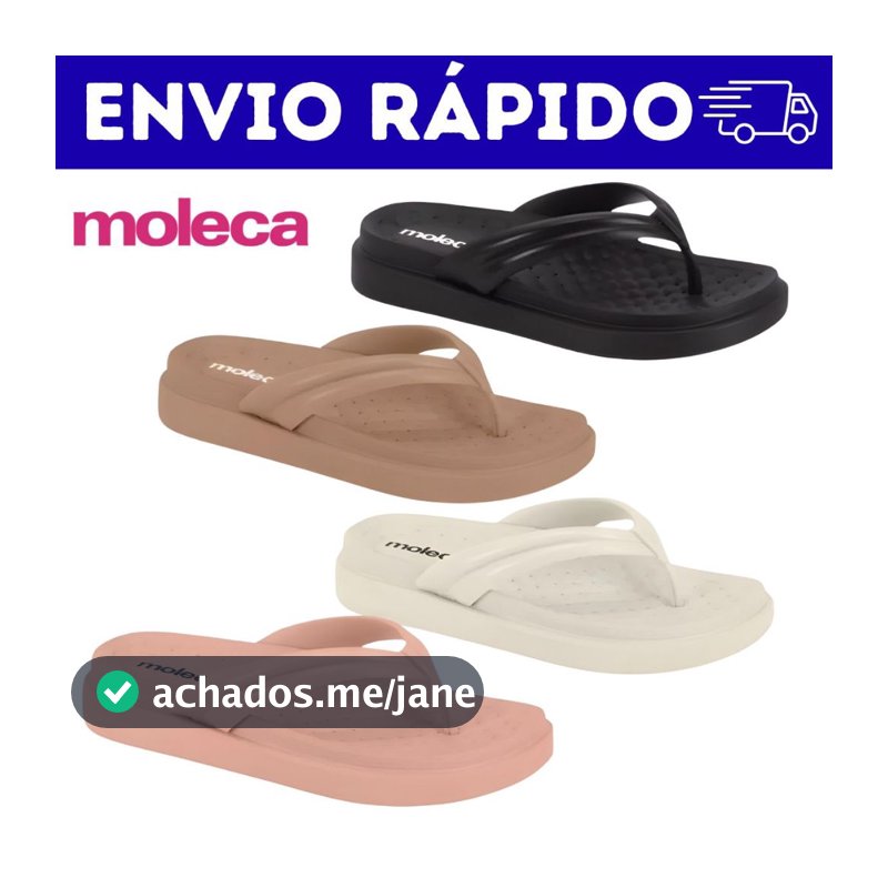 Tamanco Sandália Chinelo Moleca Nuvem Muito Confortável Leve Macio Calce Facil Original Envio Rapido