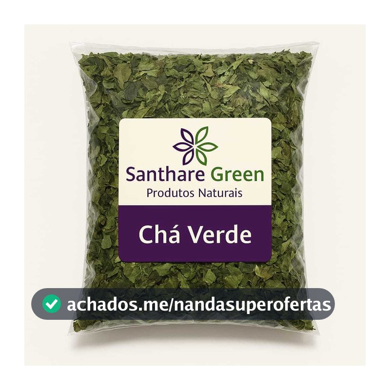 Chá Verde Folhas Premium 500g | Santhare Green 🍃 Natural, Aromático e Refrescante
