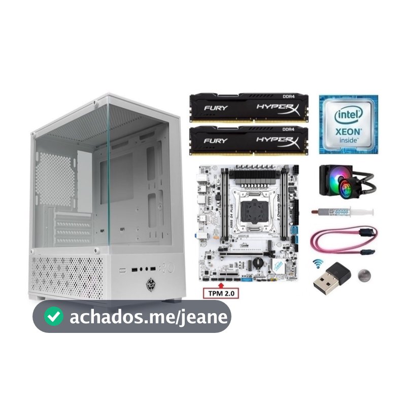 Kit Gamer X99 Xeon E5 2680 v4/ 8GB-16GB DDR4/ Cooler + Gabinete