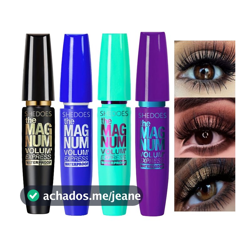 Rímel Preto De Longa Duração , Resistente A Cachos , À Prova D'água , Anti-Manchas De Suor