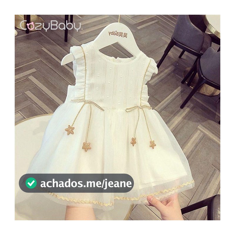 Vestido De Bebê Gaze Saia De Verão Novo Menina Estilo Ocidental De Um Ano Princesa