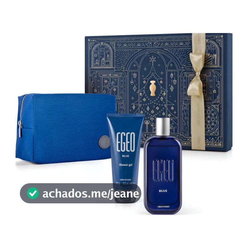 Kit Presente Egeo Blue o Boticário (3 itens) LEIA A DESCRIÇÃO