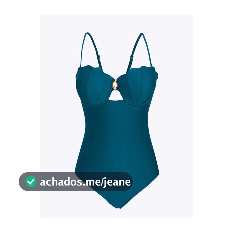 WD VEST Maiô Estruturado com Bojo e Detalhe Central – Sofisticação e Estilo para Brilhar à Beira-Mar XX343