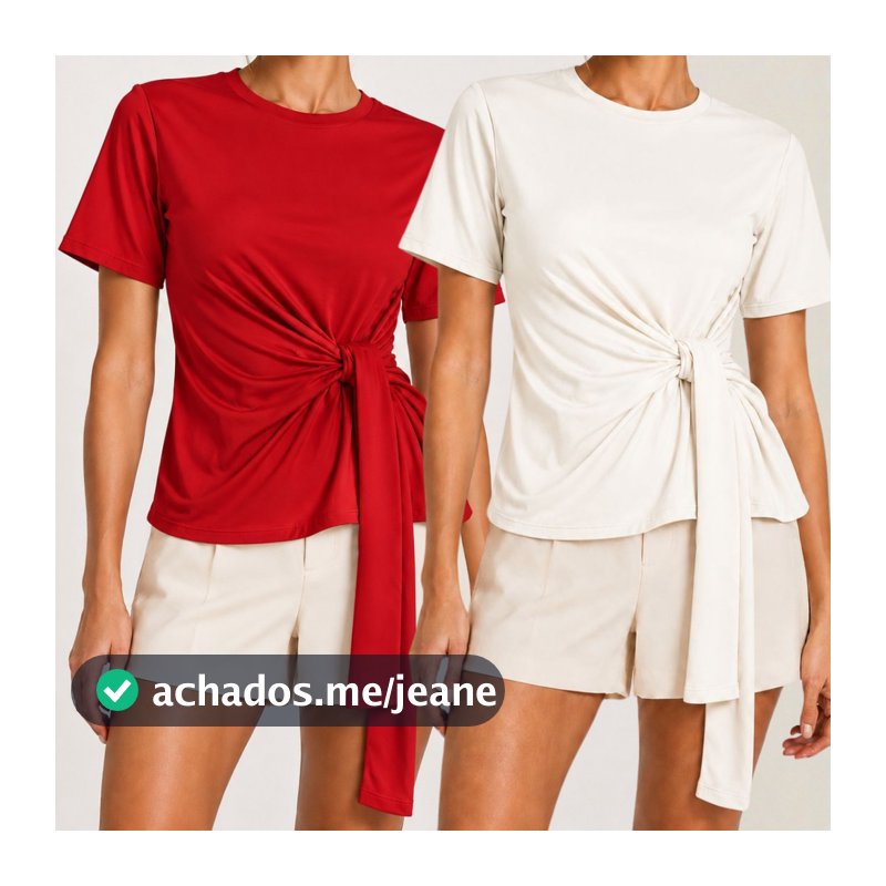 KIT 2 Blusa Feminina Estilosa Moderna Elegante Dia a Dia Blusinha Estilosa Balada Festa Casual Atemporal Diferente