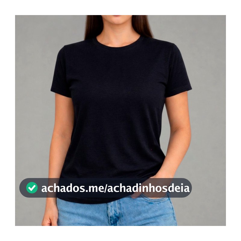 Camiseta Feminina Lisa 100% Algodão Premium Conforto Streetwear Fashion Urbano Casual Moda Diário Crt Unissex