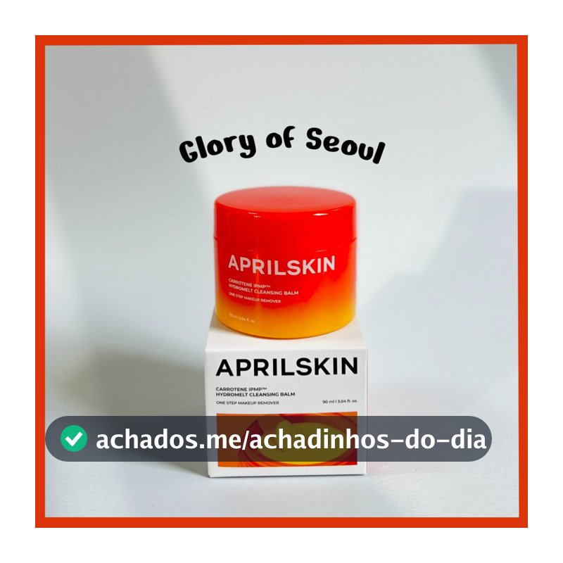 APRILSKIN Carrotene IPMP Hydromelt Double Cleansing Makeup Remover Oil Balm, 90ml