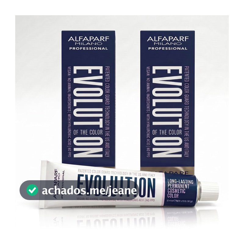 Coloração Alfaparf - TODAS AS CORES - Tintura Evolution of the Color - Produto Vegano Para Todos Tipos De Cabelo.