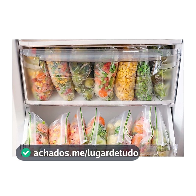 10 Sacos zip Reutilizável armazenar Alimentos S/BPA congelador saco organizador zip lock herméticos