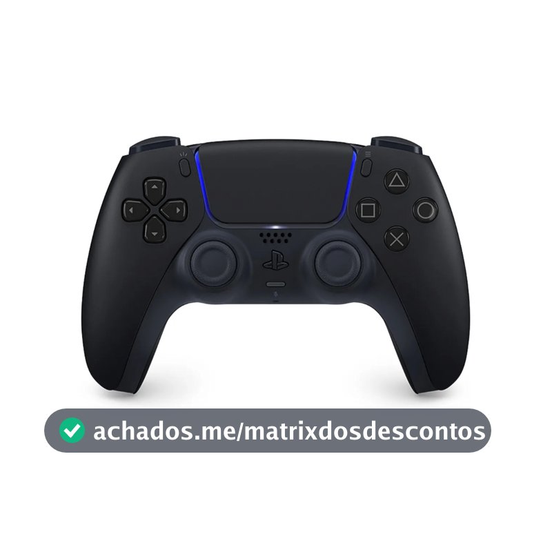 Controle Playstation 5 Sem Fio Dualsense Midnight Black - PS5