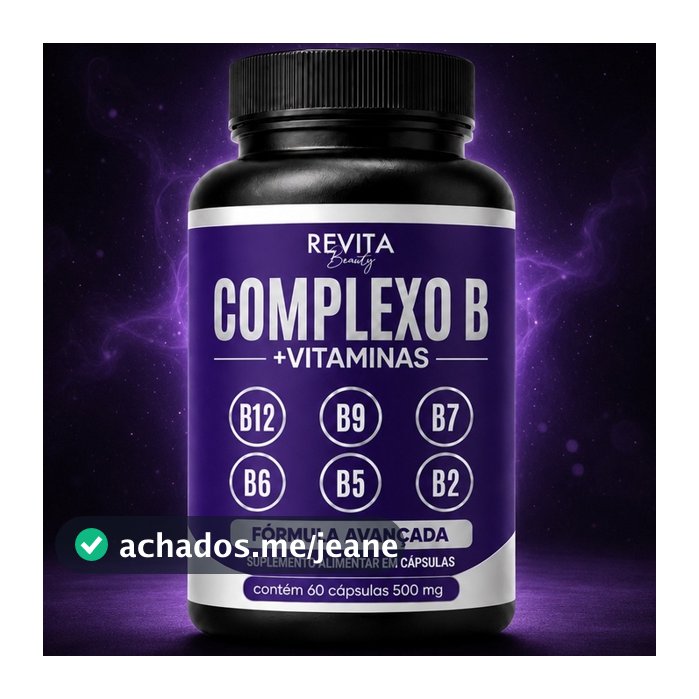 Complexo B Vitaminas B12 | B6 | B9 | Forma Ativa B6 B9 (Metilfolato) B12 (Metilcobalamina) 60 caps