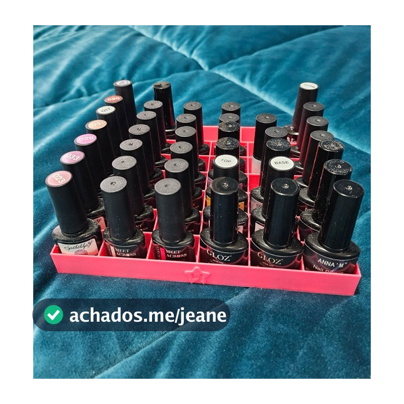 Organizador de Esmaltes 36 Espaços | Porta Esmalte Expositor | Suporte para 36 Esmaltes | Organizador de Maquiagem