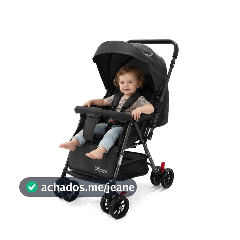 Carrinho de Bebê Passeio Reversível 15kg Runner Infantil Dobrável Compacto Leve e Aprovado INMETRO
