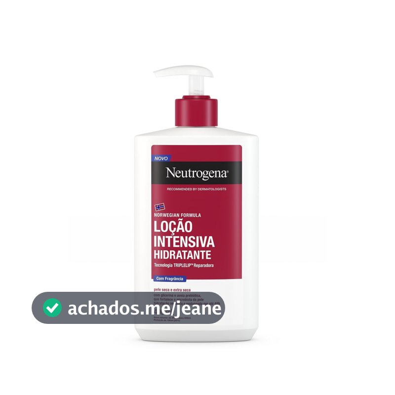 Hidratante Corporal Intensivo Neutrogena Norwegian com fragrância 400mL