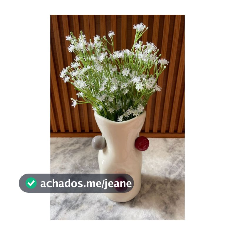 Vaso De Cerâmica Esferas Natal