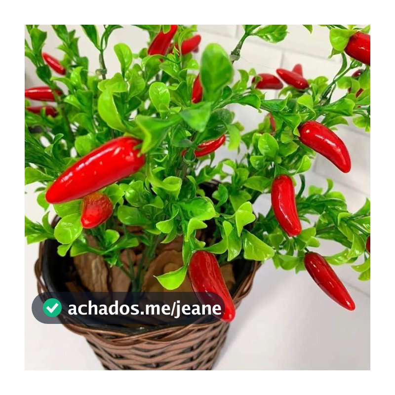 Arranjo Artificial Buque De Pimenta Decorativo Pimenta Toque Natural