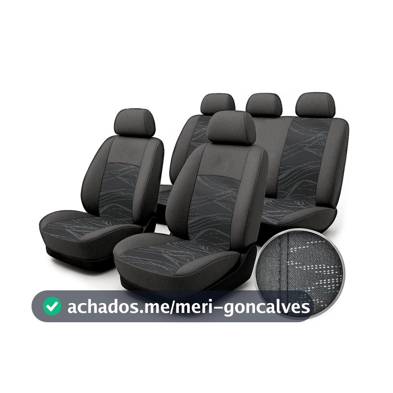 Capa Para Banco Carro Tecido Grosso Espuma Protetora Estampado Veículos