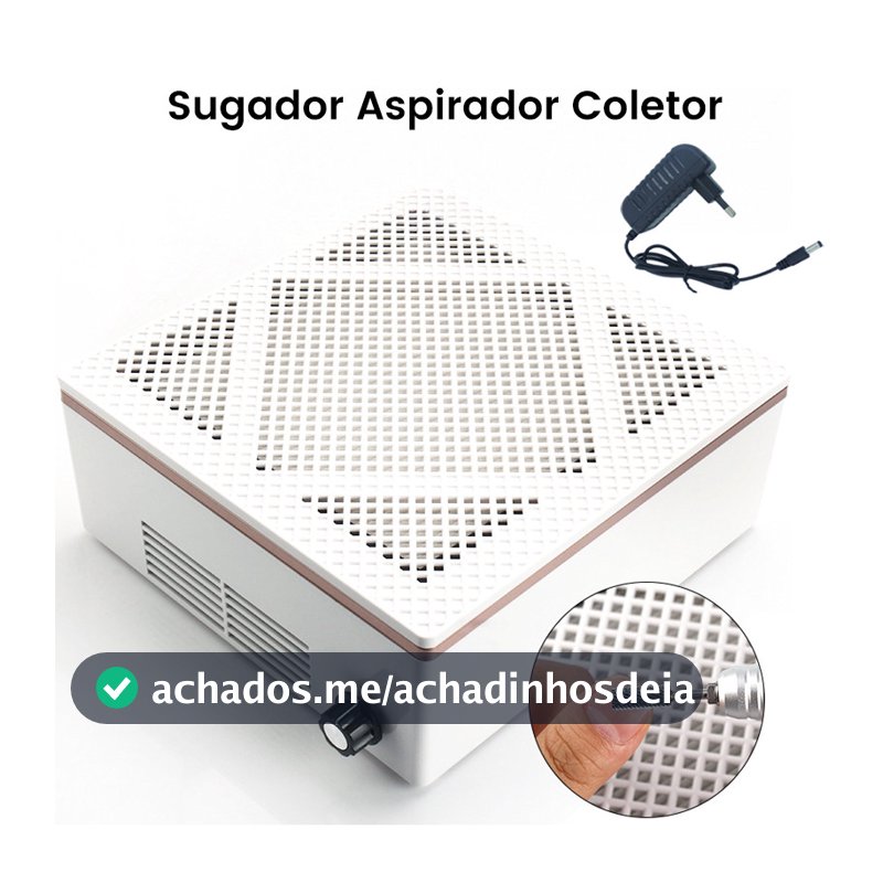 Sugador de pó Unhas Aspirador Coletor De Pó Grelha Churrasqueira Unhas Bivolt Sugador 1 Cooler 120W
