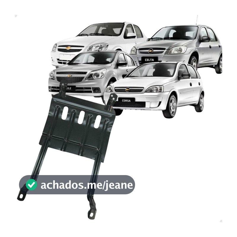 Protetor de Carter motor Corsa Celta Prisma 2000 2001 2002 2003 2004 2005 2006 2007 2008 2009 2010 2011 2012