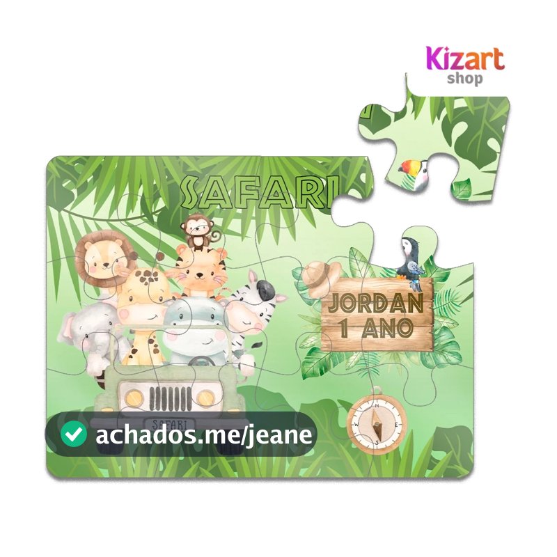 10 Quebra Cabeça Personalizado Qualquer Tema Festa Infantil Lembrancinha De Festa