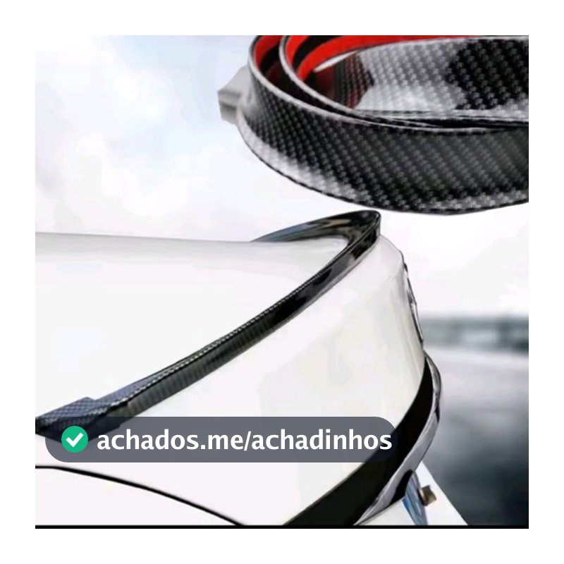 Spoiler Tampa Traseira Carro Sedan Universal Esportivo Tuning