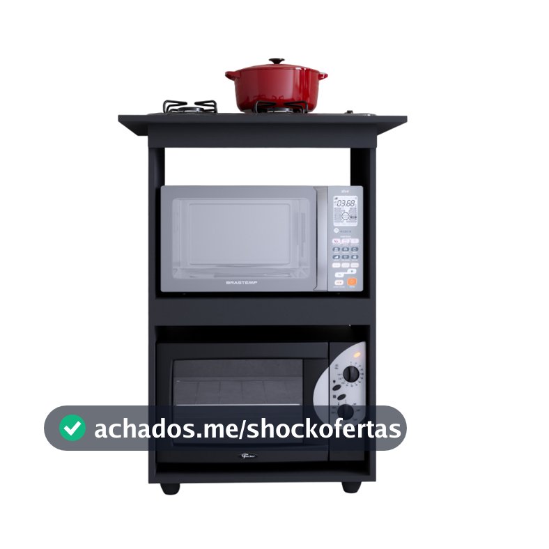 BALCÃO PARA FOGÃO COOKTOP 4 BOCAS MULTIUSO MICROONDAS E FORNO COZINHA