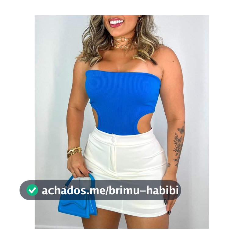 Short Saia Com Botão Tendência Cintura Alta PROMOÇÃO