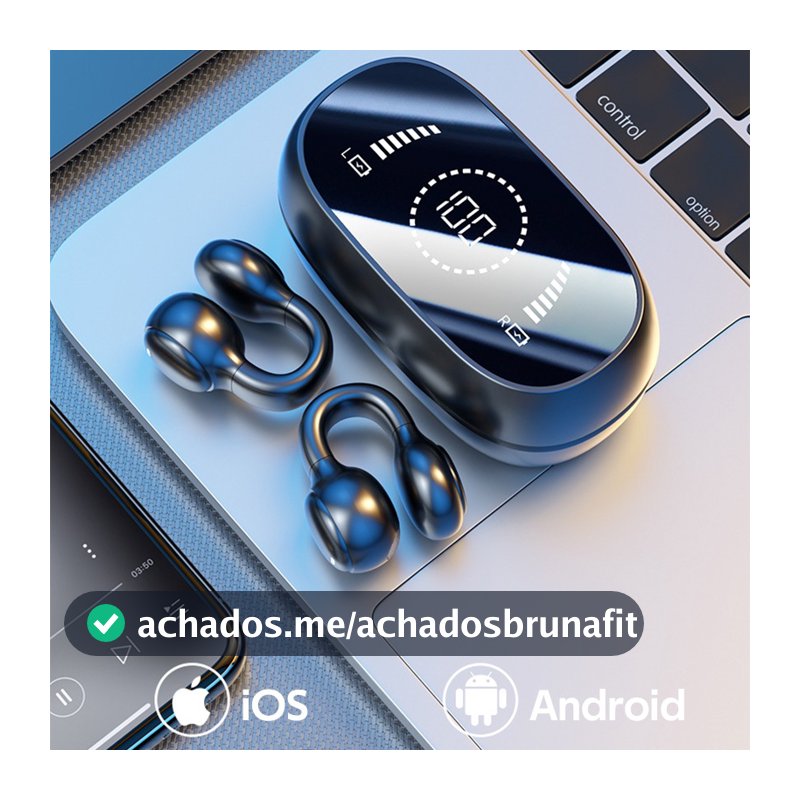 Fone de Ouvido Bluetooth Sem Fio Digital Alta Qualidade Intra Auricular-B4