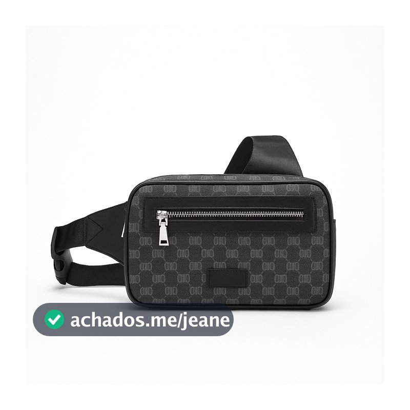 Bolsa Transversal de Ombro Masculina de Peito com Cinto, Designer de Ombro, Bolsa de Mão SL-004