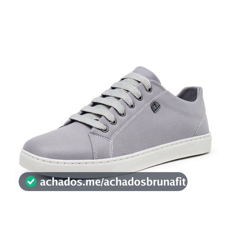 Tênis Cinza Casual Polo Fran Masculino Básico Leve Sapatênis London