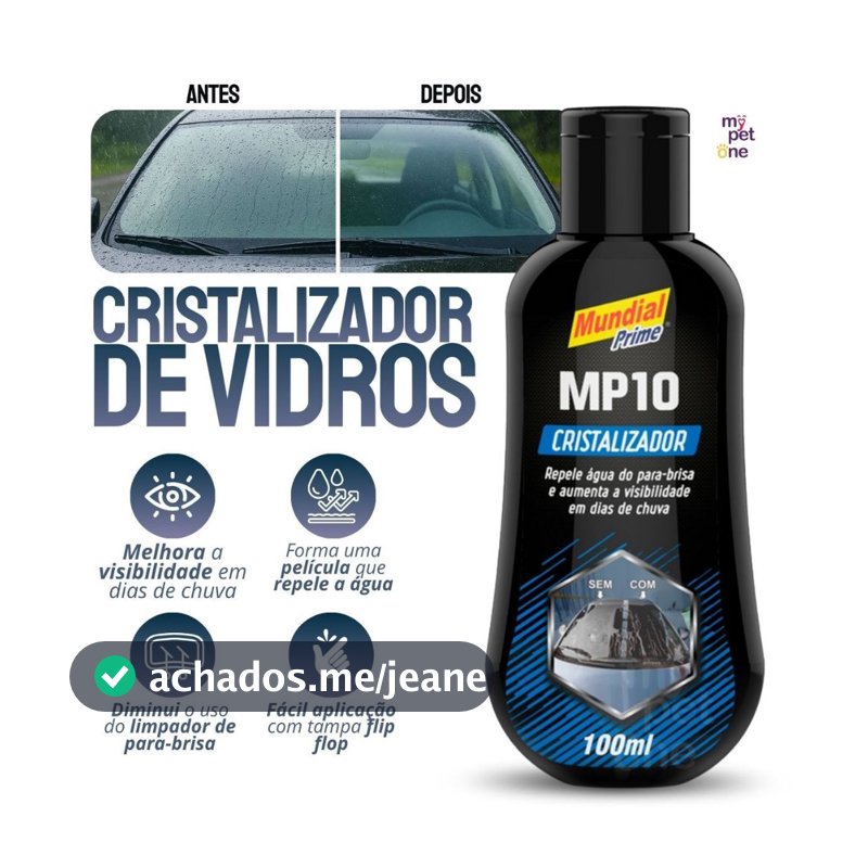 Cristalizador Película Anti-água Mundial Prime - 100ml Flip Top