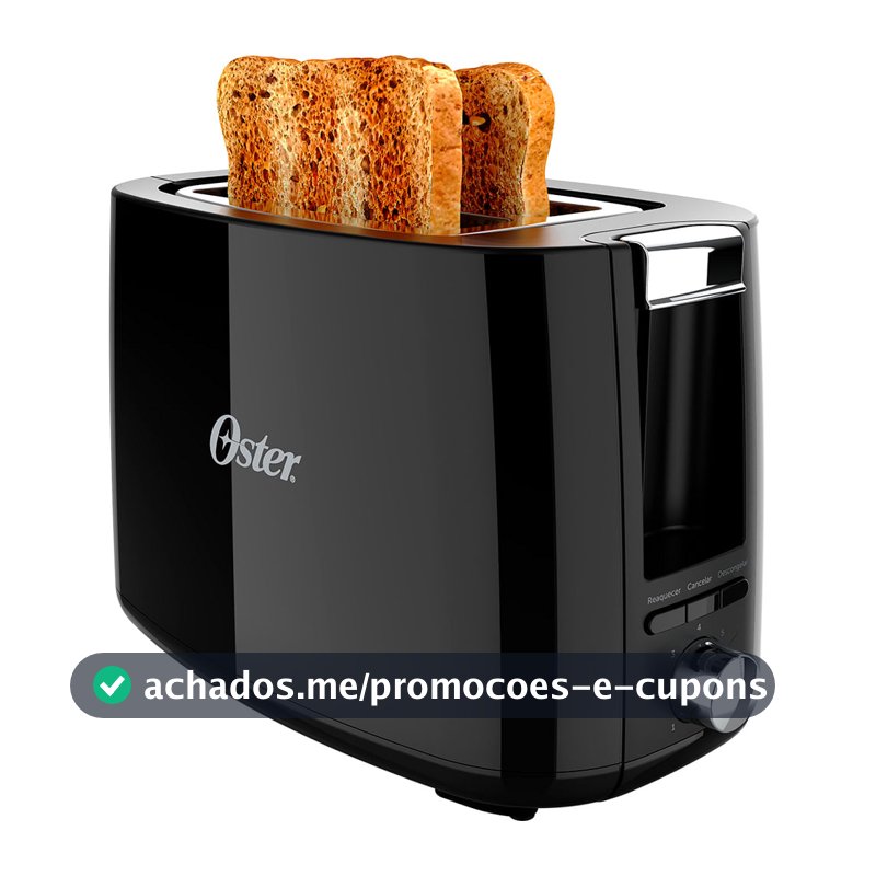 Torradeira Oster Black Simple Life