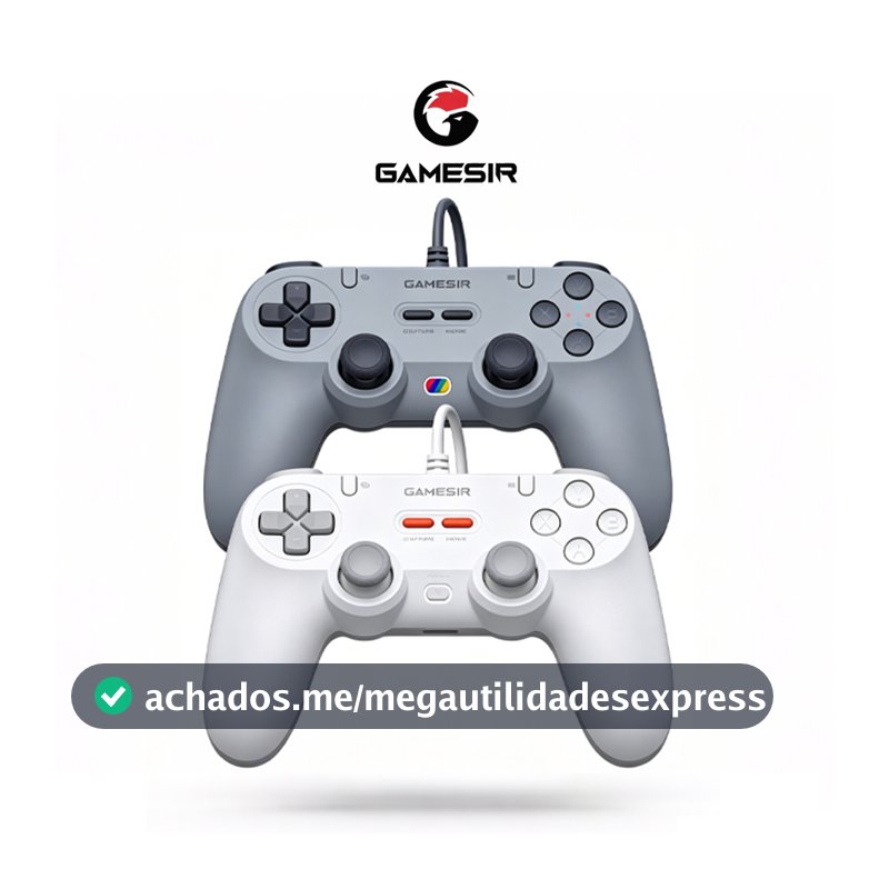 Controle Gamesir Tegenaria T3 Lite Com Fio Para Pc Switch Android Ios Steam Celular Hall Effect Usb