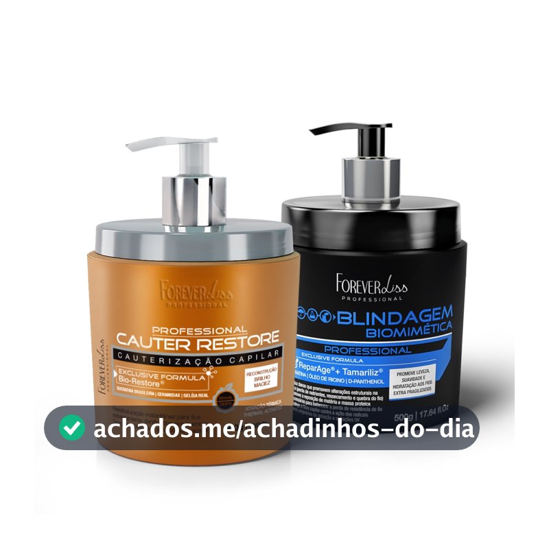 Kit Cauterização Capilar com Blindagem Biomimética 500g
