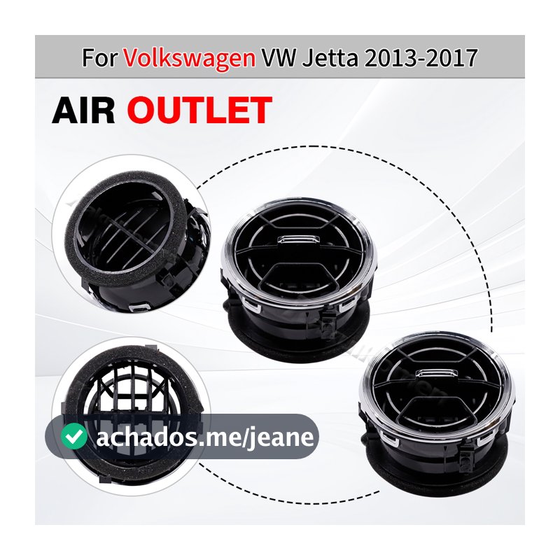 Para Volkswagen VW Jetta 2013 2014 2015 2016 2017 Saída De Ar Ventilação Condicionado Defletor Acessórios Do Carro