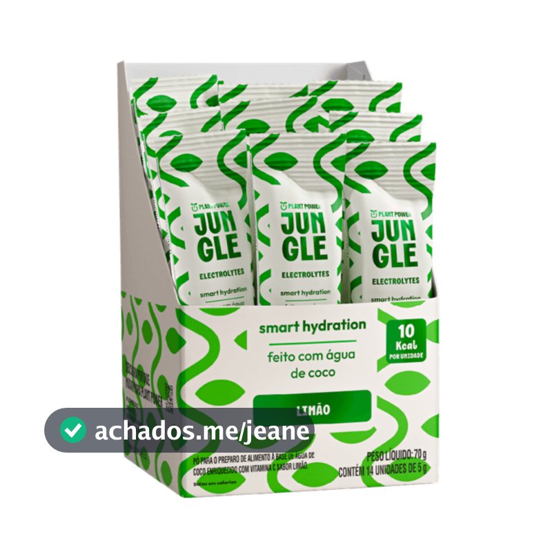 Jungle Eletrolytes Stick Plant Power Limão 14 unidades 5g